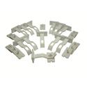 Adhesive Double Locks - 12 pieces