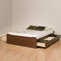 Walnut Coal Harbor Mate’s Platform Storage Bed