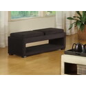 Cancun Double Tray Bench In Micro Fiber