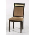 Beige Chenille W/ Marble Inlay Side Chair  2 Pack
