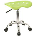 Tractor Seat and Chrome Stool