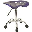 Tractor Seat and Chrome Stool