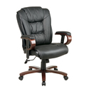 Executive Leather Chair with Manchester Finish