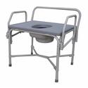 Bariatric Drop Arm Steel Commode