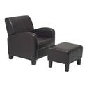 Metro Chair with Ottoman