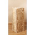 Chocolate Travertine Pedestal