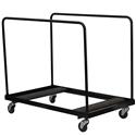 Black Steel Folding Table Dolly for Round Folding Tables [NG-DY60-GG]