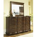 Melbourne Dresser and Mirror Set