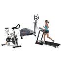 Treadmill, Elliptical, & Indoor Cycle Package