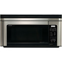 1.1 Cu. Ft. 850W Over the Range Convection Microwave - Stainless Steel with Black Glass Window