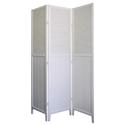 Shutter Door 3-Panel Room Divider