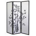 Bamboo 3-Panel Room Divider