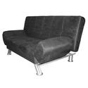 Micro Fiber Futon Sofa Bed Black