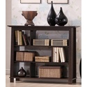 Havana Brown Wood Modern Bookcase (Short)
