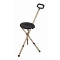 Folding Lightweight Adjustable Height Cane Seat