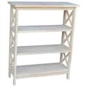 X-sided shelf unit - 3 tier