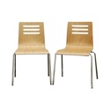 Sinatra Molded Plywood Modern Dining Chair 
