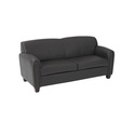 Pillar Faux Leather Sofa