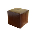 Aric Bonded Leather Ottoman