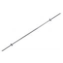 60 Inch Threaded Solid Chrome Barbell Bar