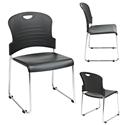 Stacking Chair with Sled Base