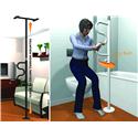 Standers Security Pole And Curved Grab Bar