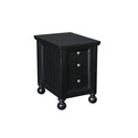 Hidden Treasures Chairside Table -black
