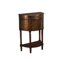 Hidden Treasures Demilune Accent Table
