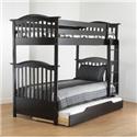 Mission Style Solid Wood Twin Bed