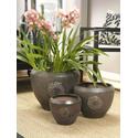 Medallion Ceramic Planters
