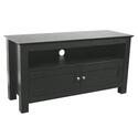 44 in. Cortez Wood TV Console - Black