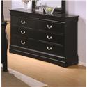 Thatcher Dresser in Deep Black