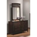 Double Oak Dresser & Mirror