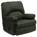 Contemporary Montana Microfiber Suede Rocker Recliner
