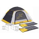 Explorer 2, Table, Stools & Sleeping Bag Combo