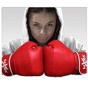Red & White Boxing Gloves (Extra Large)