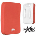Red & White Curved Chest Guard
