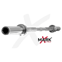7' Chrome Olympic Bar with Oversize Collars and Ball Bearings