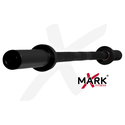 7' Black Zinc Olympic Bar with Oversize Collars and Copper Bushings