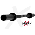 7' Black Zinc Olympic Power Bar with Copper Bushings