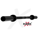 7' Black Zinc Olympic Power Bar with Ball Bearings