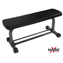 Flat Weight Bench with Dumbbell Rack