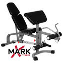 FID Weight Bench with Leg Extension and Preacher Curl