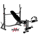 Olympic Weight Bench with Leg Extension and Preacher Curl Attachment