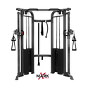 XMark Commercial Functional Trainer Cable Machine with Dual 200 lb Weight Stacks