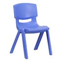 Plastic Stackable School Chair with 15.5'' Seat Height