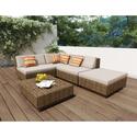 Park Terrace 5 Piece Sectional Patio Set