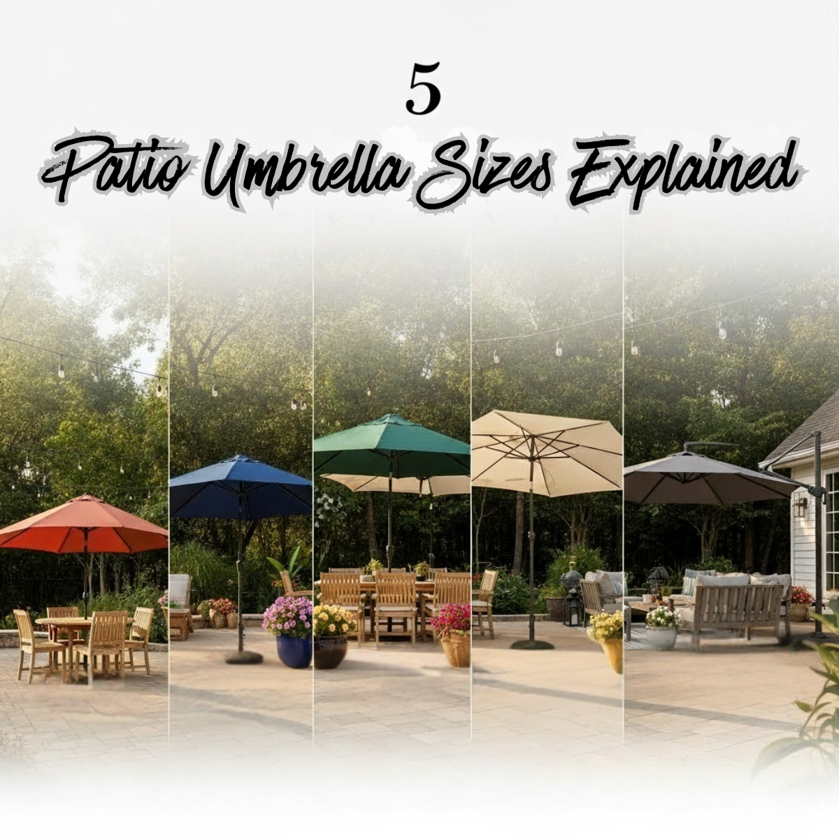 Patio Umbrella Size Guide for Outdoor Spaces