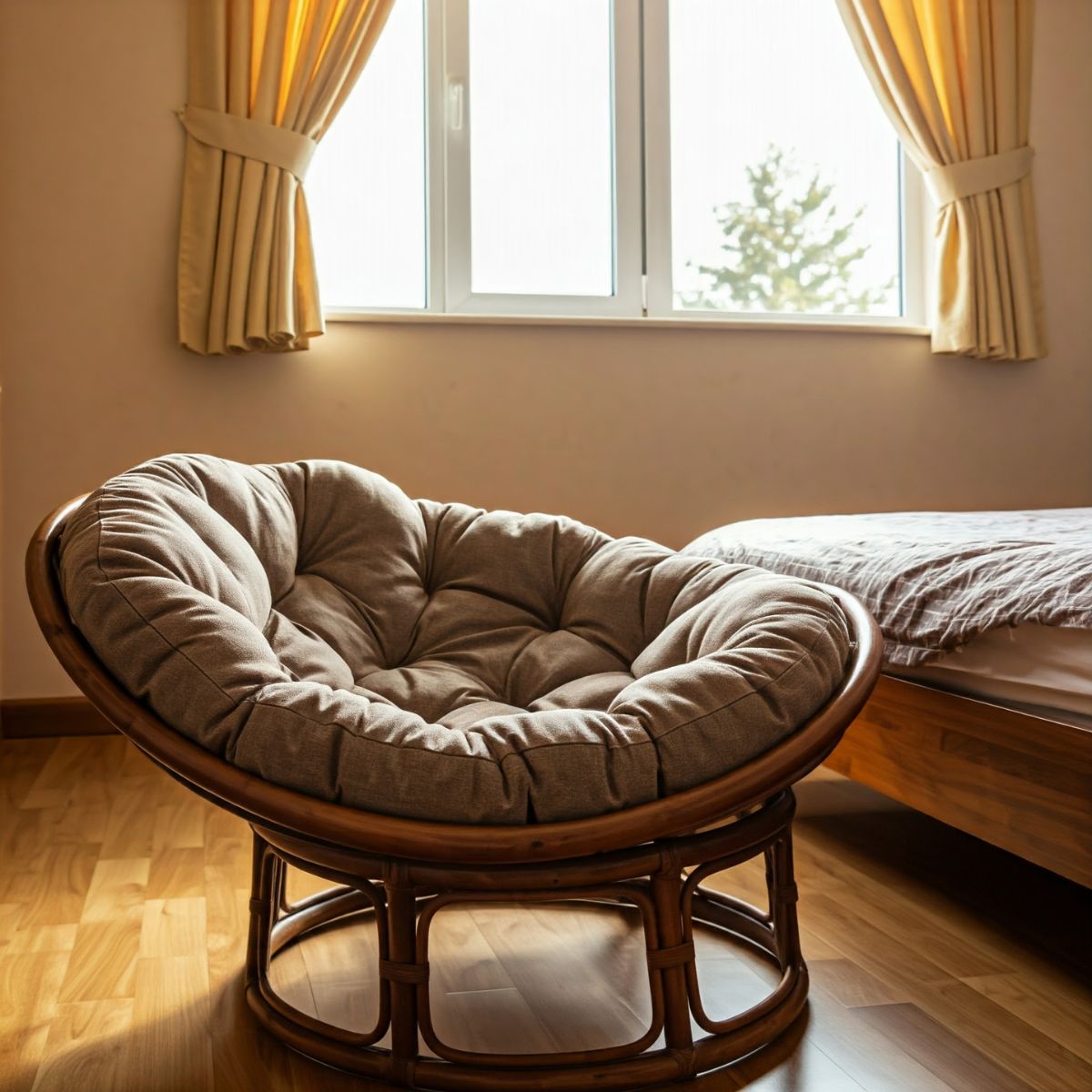 adding a papasan chair to your bedroom