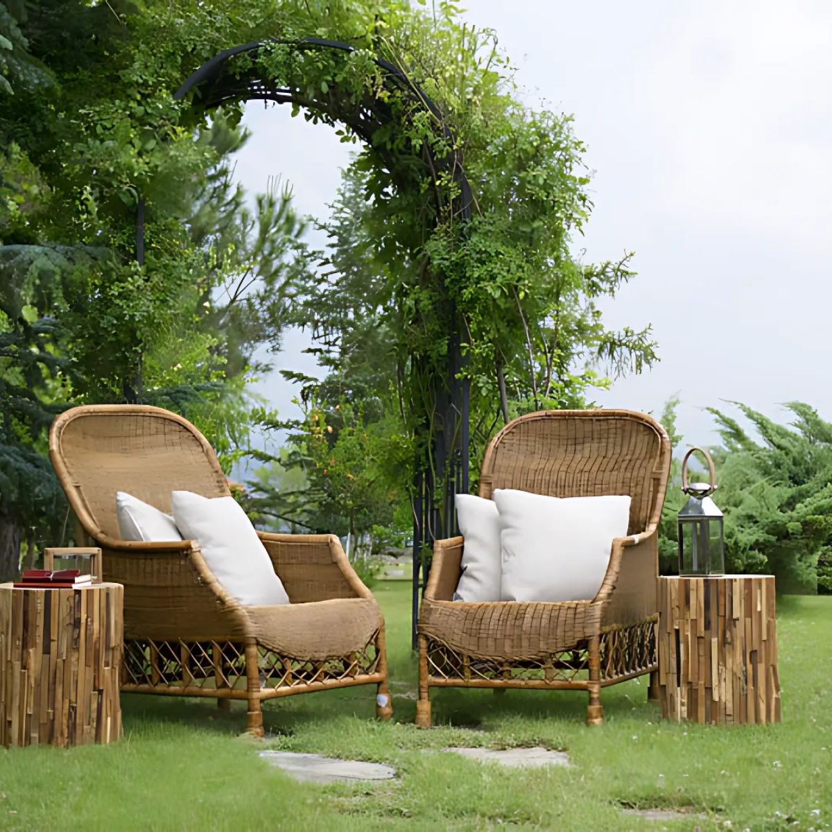 Bamboo chairs